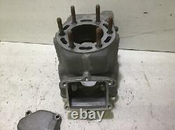 00-01 Honda Cr250r Oem Engine Motor Cylinder Top End Jug Head Power Valves