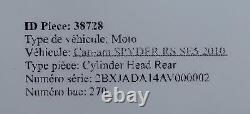 10-11 Can-am Spyder Rs Roadster Se5 Engine Top End Cylinder Head rear 420613464