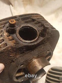 1974 YAMAHA DT250 CYLINDER, HEAD, PISTON, Head Bolts Nuts 74 DT 250 Top End
