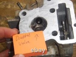 2006 TTR50E Motor Cylinder Head Damage Top End Engine DAMAGED (Dropped Valve)