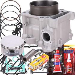 Cylinder Piston Head Valve Gasket Top End Kit For Yamaha Grizzly 660 2002-2008