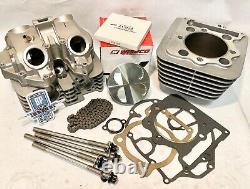 TRX 400X 400EX Stock Bore Cylinder Head Valve Cover Standard 85mm Top End Kit